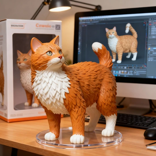 Pet Figure on Designer Desk style example
