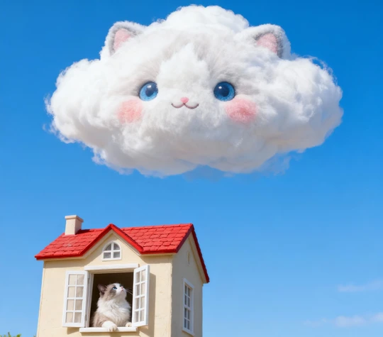 Whimsical Cloud style example