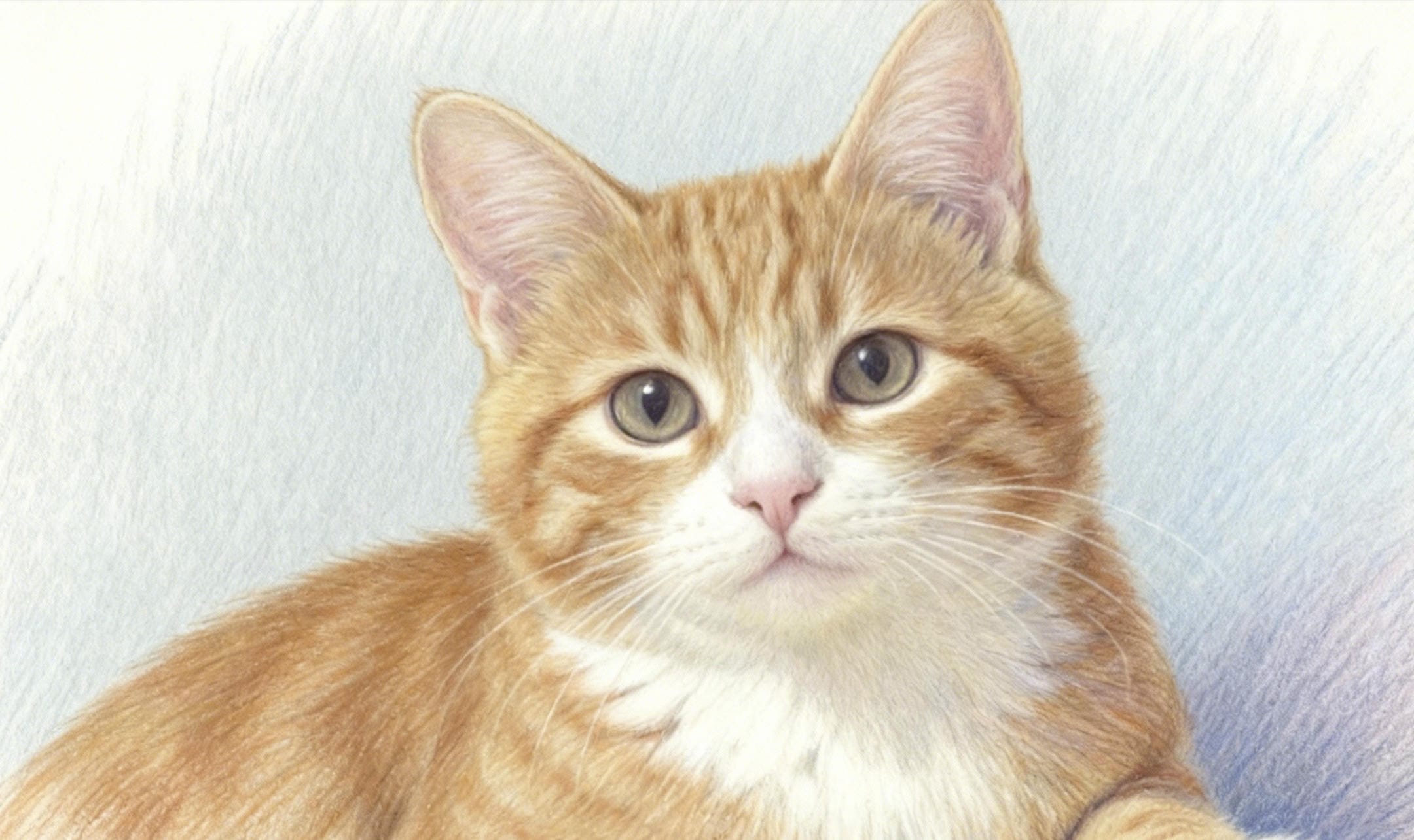 Colored Pencil Pet Portrait style example
